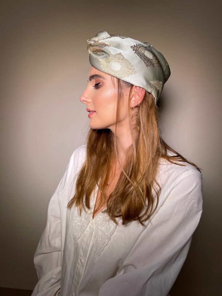 ⁦סרט פטנט - מנטה תכלת בד עבה⁩ – תמונה ⁦2⁩