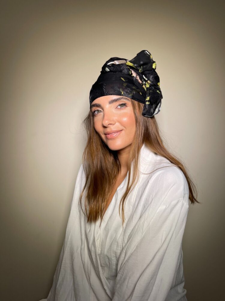 ⁦כיסוי ראש לונג - ציור⁩ – תמונה ⁦3⁩