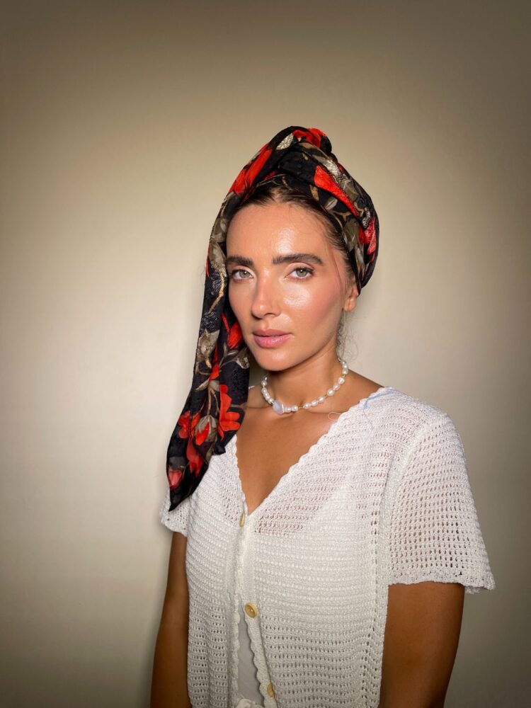 ⁦כיסוי ראש לונג - כנות⁩ – תמונה ⁦2⁩