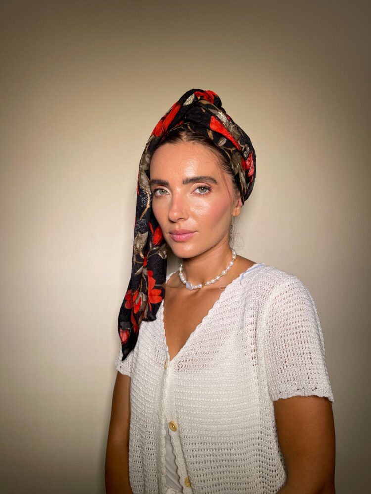 ⁦כיסוי ראש לונג - כנות⁩ – תמונה ⁦3⁩