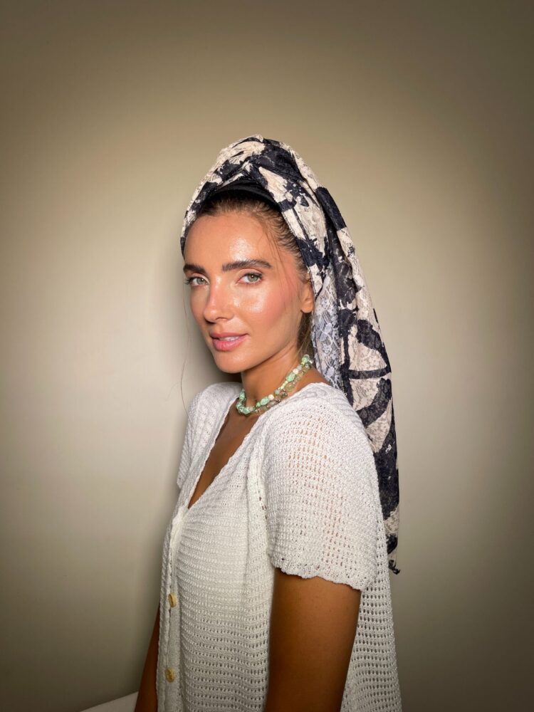 ⁦כיסוי ראש לונג - דגם אחדות⁩ – תמונה ⁦3⁩