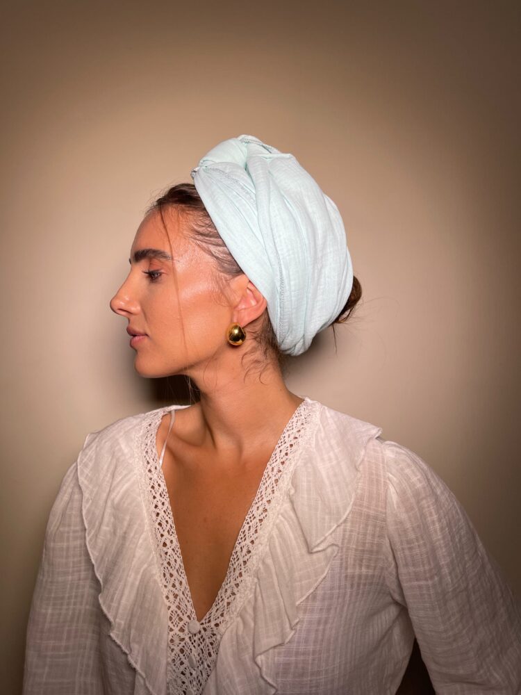 ⁦כיסוי ראש לונג - טטרה מנטה⁩ – תמונה ⁦2⁩
