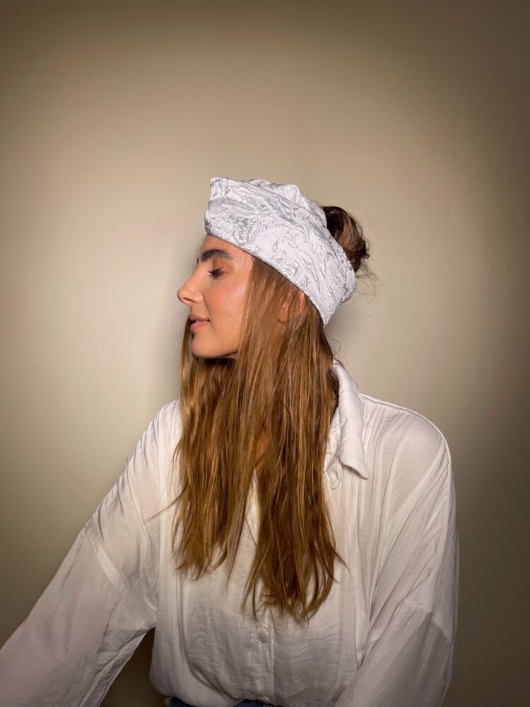 ⁦סרט פטנט - כסוף לבן ערב⁩ – תמונה ⁦3⁩