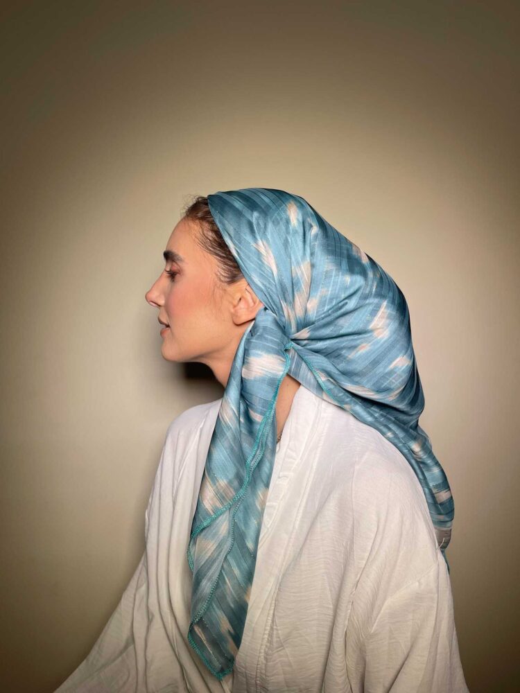 ⁦מטפחת מרובעת - אוקיינוס⁩ – תמונה ⁦2⁩