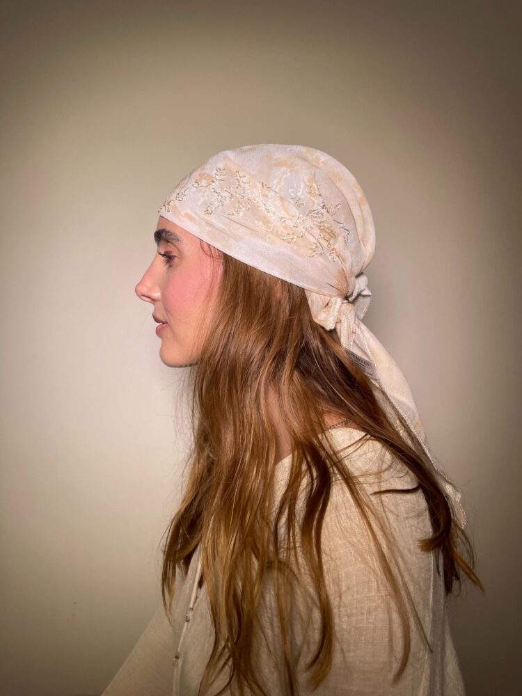 ⁦BANDANA -שיפון רקום⁩ – תמונה ⁦2⁩