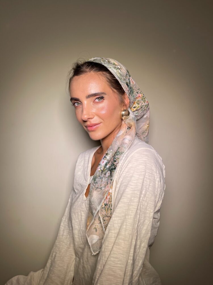 ⁦מטפחת מרובעת - ALMOG⁩ – תמונה ⁦2⁩