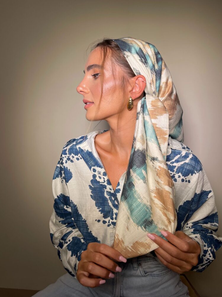 ⁦מטפחת מרובעת - PAINT⁩ – תמונה ⁦2⁩