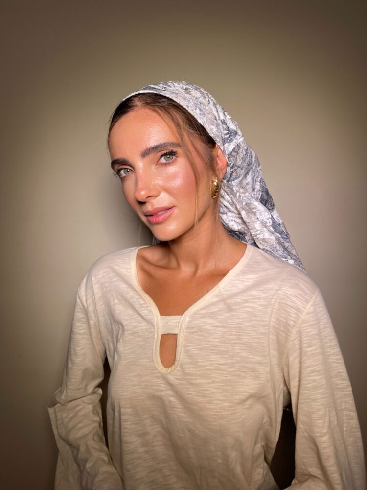 ⁦מטפחת מרובעת - עיטורים אבן⁩ – תמונה ⁦2⁩
