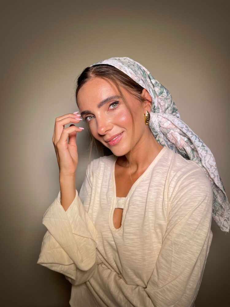 ⁦מטפחת מרובעת - AYALA⁩ – תמונה ⁦2⁩