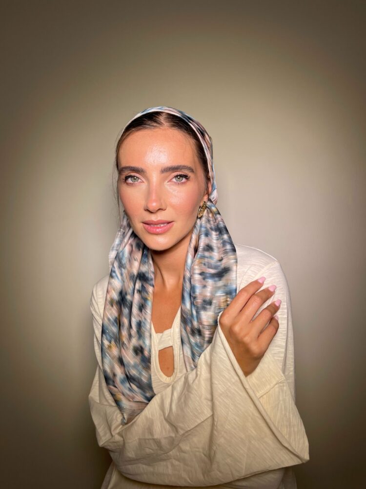 ⁦מטפחת מרובעת - FUSION⁩ – תמונה ⁦2⁩