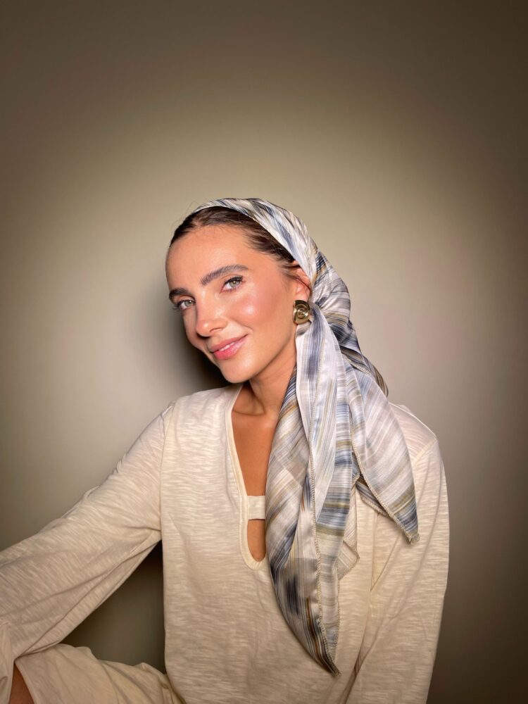 ⁦מטפחת מרובעת - MARBLE⁩ – תמונה ⁦3⁩