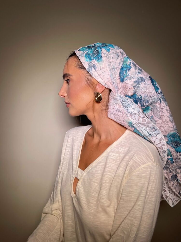 מטפחת מרובעת - פסיפיק בלו