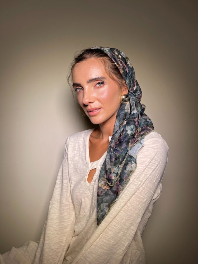 ⁦מטפחת מרובעת - SARAY⁩ – תמונה ⁦2⁩