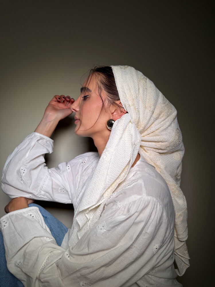 ⁦מטפחת מרובעת -טוהר⁩ – תמונה ⁦2⁩