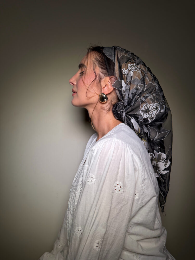 ⁦מטפחת מרובעת -רחל⁩ – תמונה ⁦2⁩