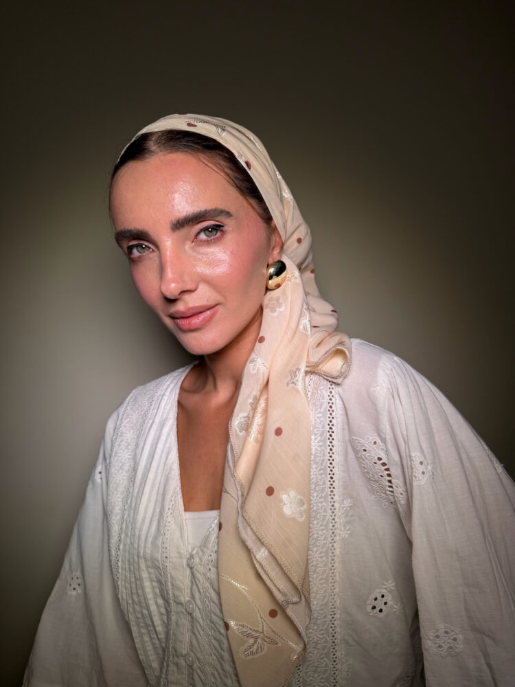 ⁦מטפחת מרובעת-נטע⁩ – תמונה ⁦2⁩