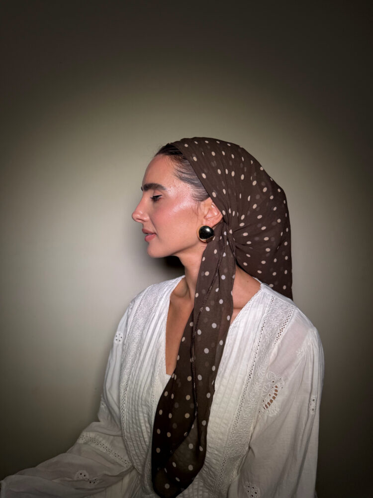 ⁦מטפחת מרובעת-אריאל⁩ – תמונה ⁦3⁩