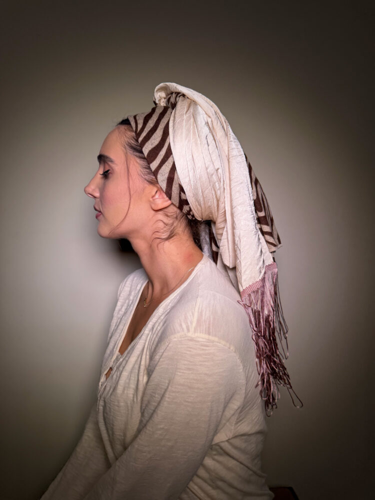 ⁦מטפחת מרובעת-מיטל⁩ – תמונה ⁦2⁩