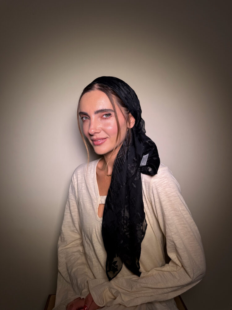 ⁦מטפחת מרובעת-יערה⁩ – תמונה ⁦3⁩