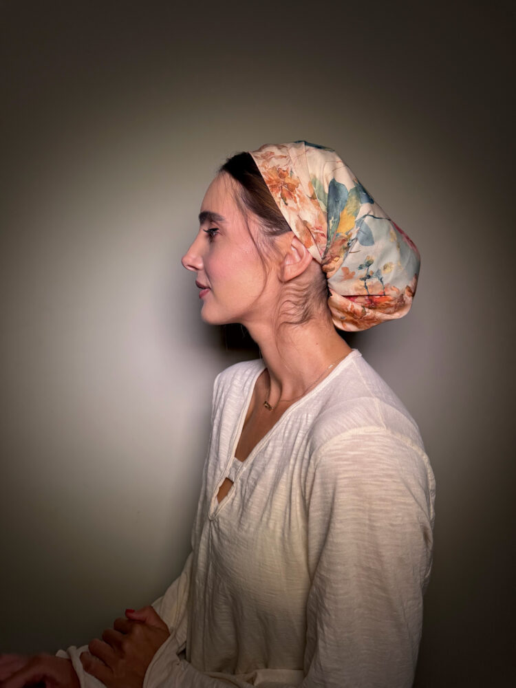 ⁦מטפחת מרובעת-תמר⁩ – תמונה ⁦3⁩