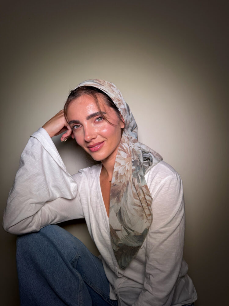 ⁦מטפחת מרובעת -שלי⁩ – תמונה ⁦3⁩