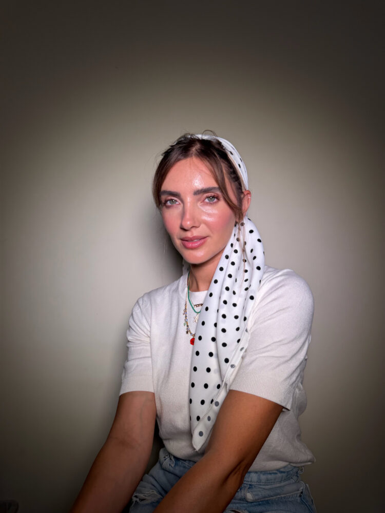 ⁦מטפחת מרובעת - יונה⁩ – תמונה ⁦3⁩