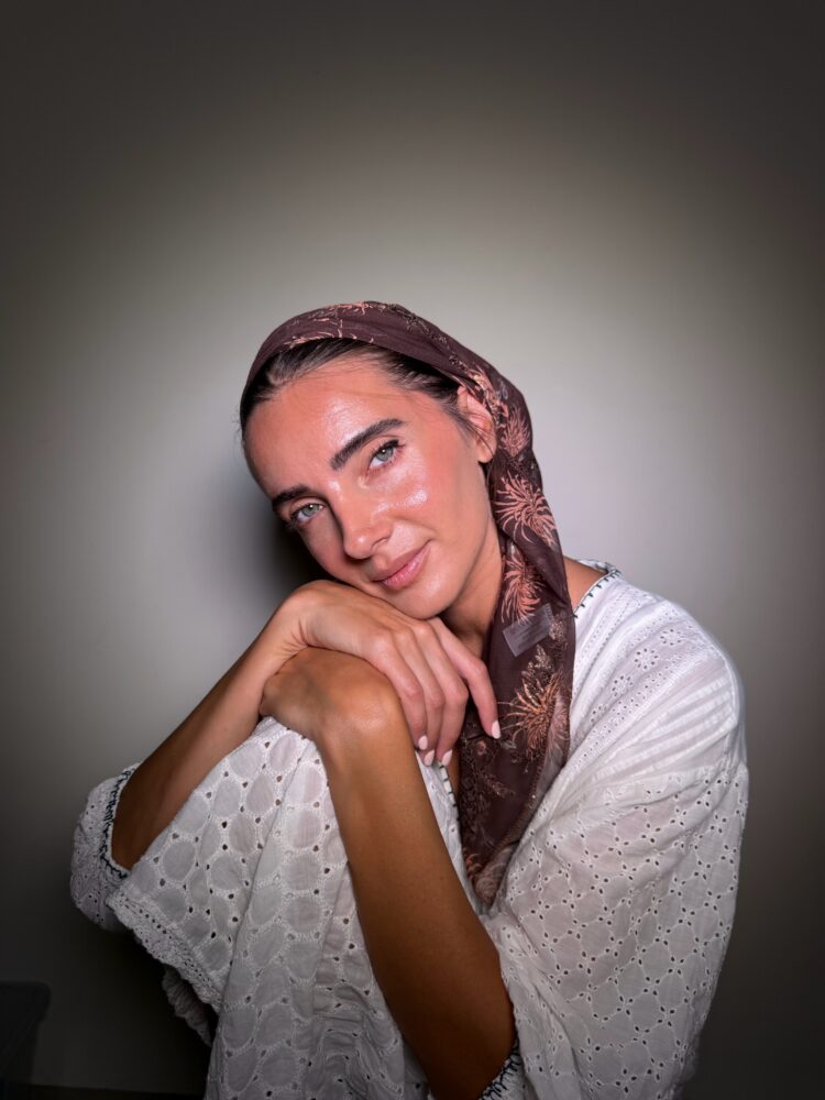 ⁦מטפחת מרובעת -רינת⁩ – תמונה ⁦4⁩