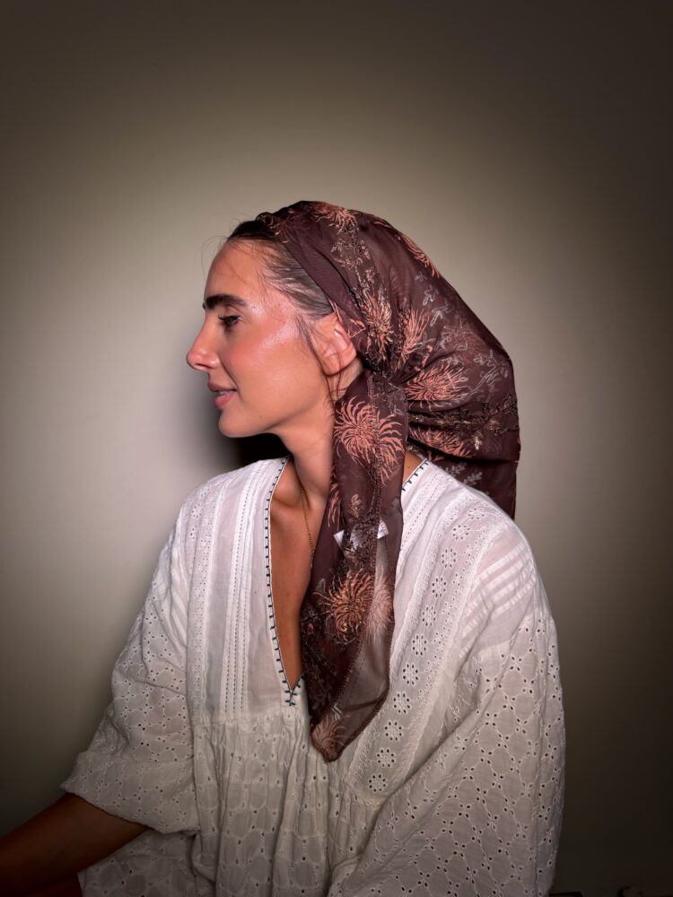 ⁦מטפחת מרובעת -רינת⁩ – תמונה ⁦3⁩
