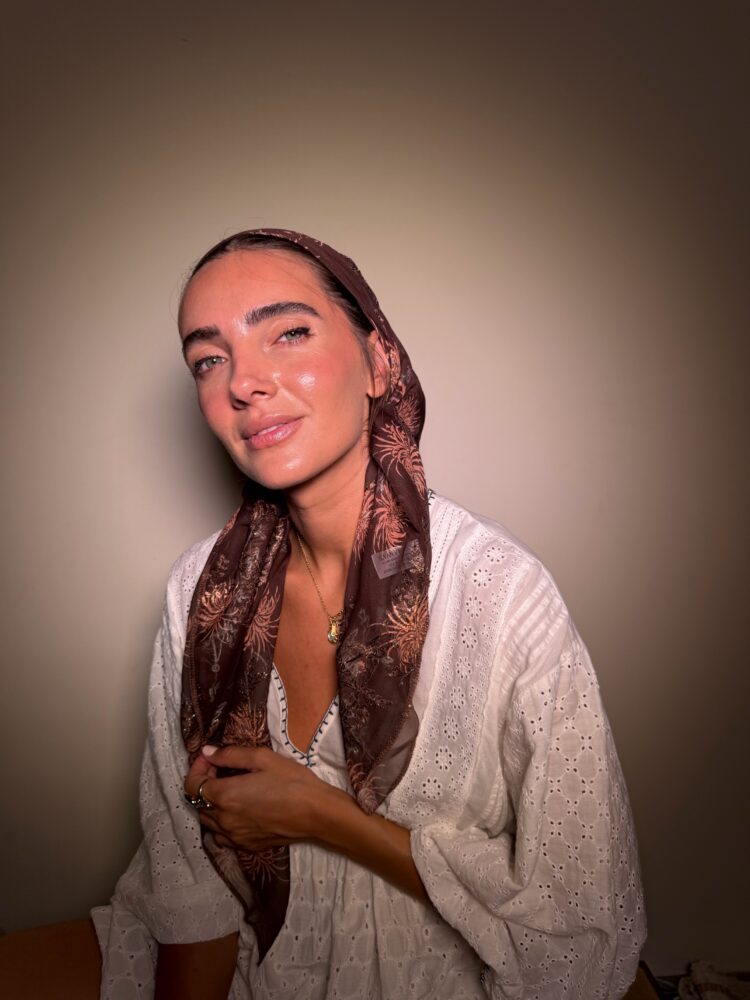 ⁦מטפחת מרובעת -רינת⁩ – תמונה ⁦2⁩