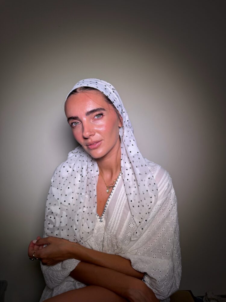 ⁦מטפחת מרובעת -איה⁩ – תמונה ⁦2⁩