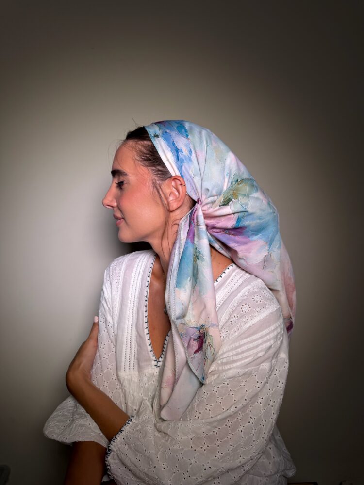 ⁦מטפחת מרובעת -טוהר⁩ – תמונה ⁦2⁩