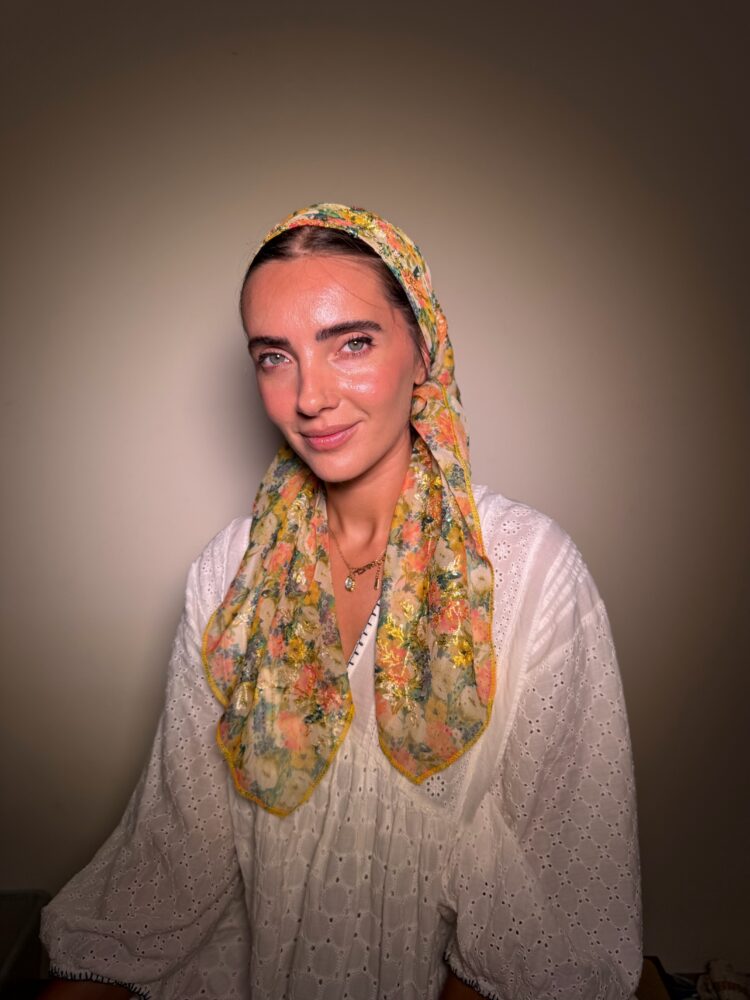 ⁦מטפחת מרובעת -דניאלה⁩ – תמונה ⁦2⁩