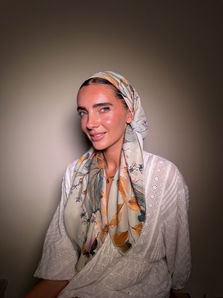 ⁦מטפחת מרובעת -טוני⁩ – תמונה ⁦2⁩