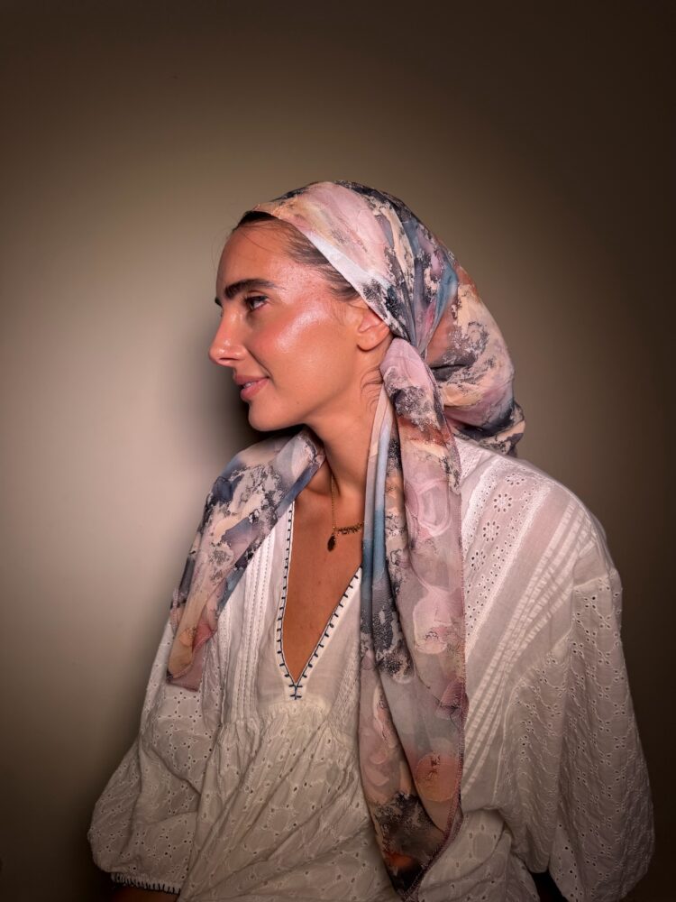 ⁦מטפחת מרובעת -ריין⁩ – תמונה ⁦3⁩