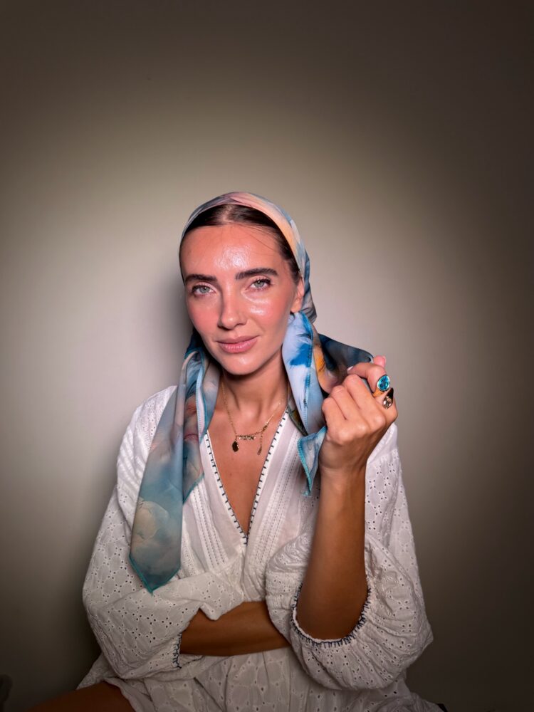⁦מטפחת מרובעת -קיקי⁩ – תמונה ⁦3⁩
