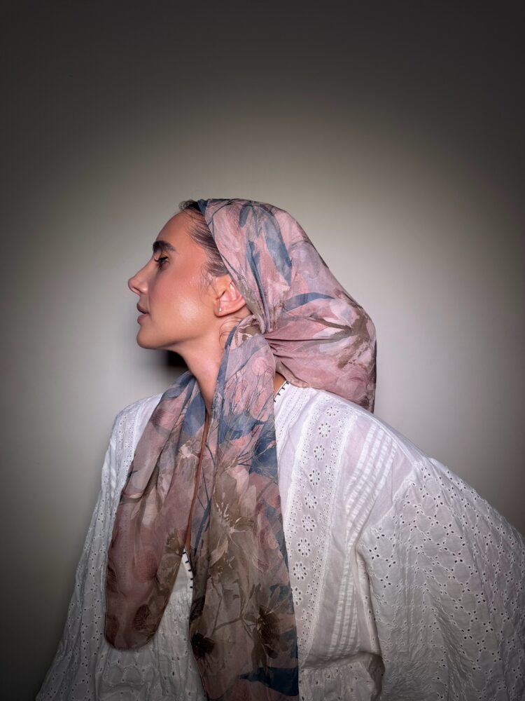 ⁦מטפחת מרובעת -פריאל⁩ – תמונה ⁦3⁩