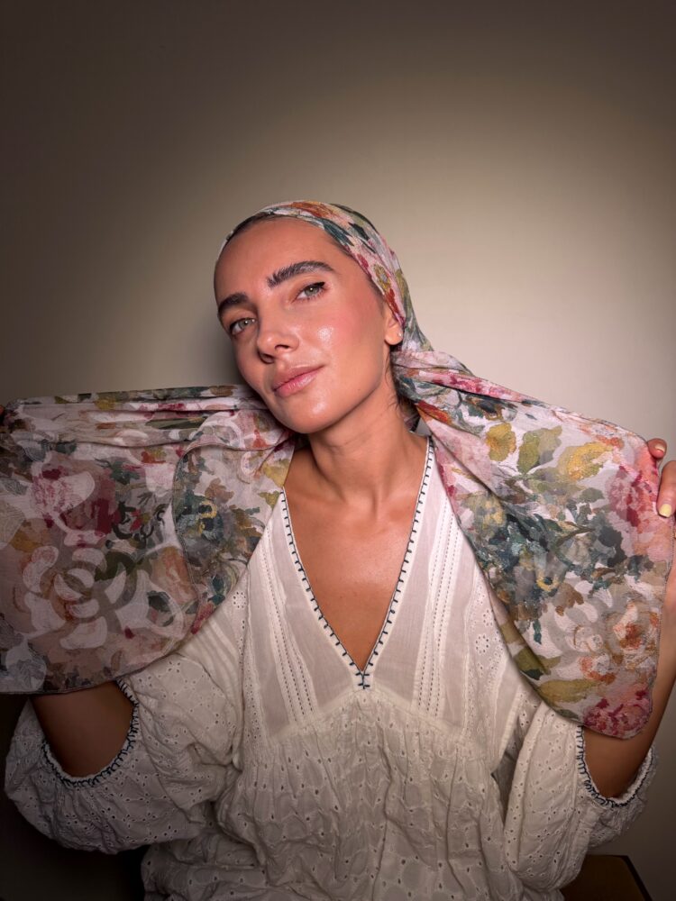 ⁦מטפחת מרובעת -נועה⁩ – תמונה ⁦2⁩