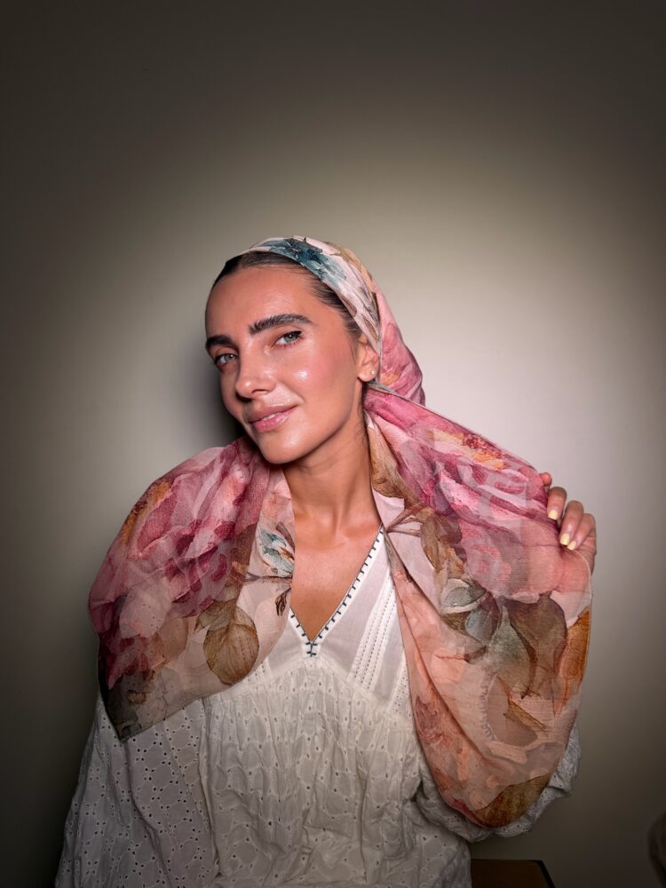 ⁦מטפחת מרובעת -שייה⁩ – תמונה ⁦3⁩