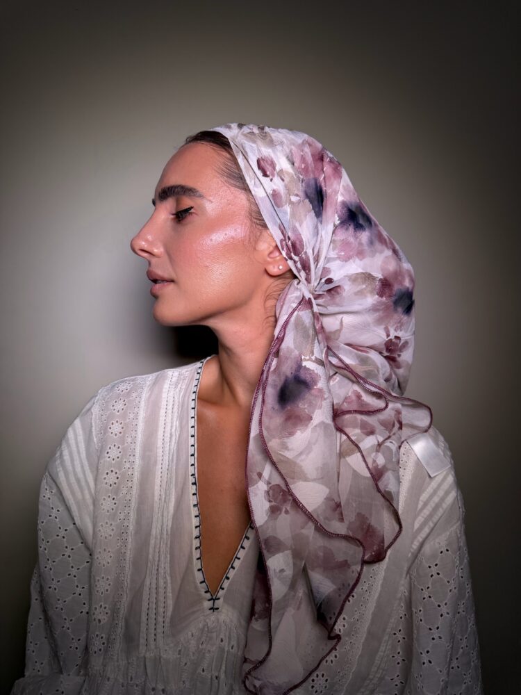 ⁦מטפחת מרובעת -נסיה⁩ – תמונה ⁦2⁩