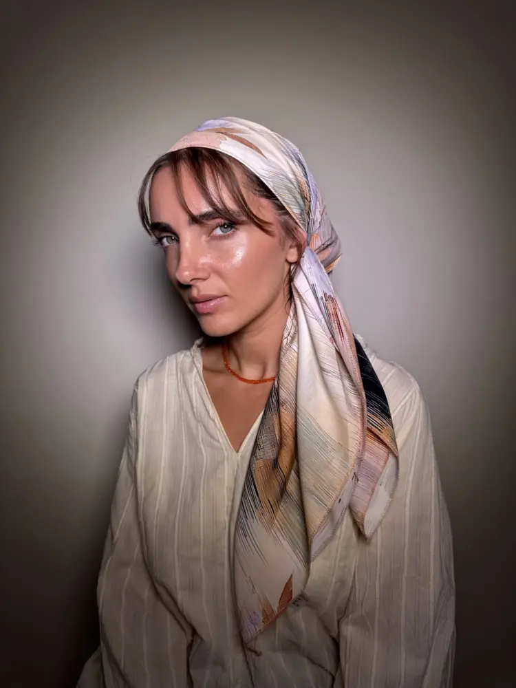 מטפחת מרובעת -גלי